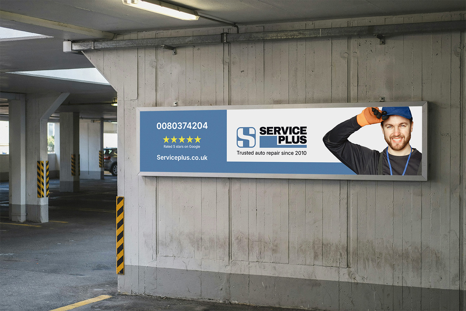 Service Plus parking mock-up